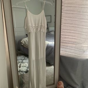 white maxi dress